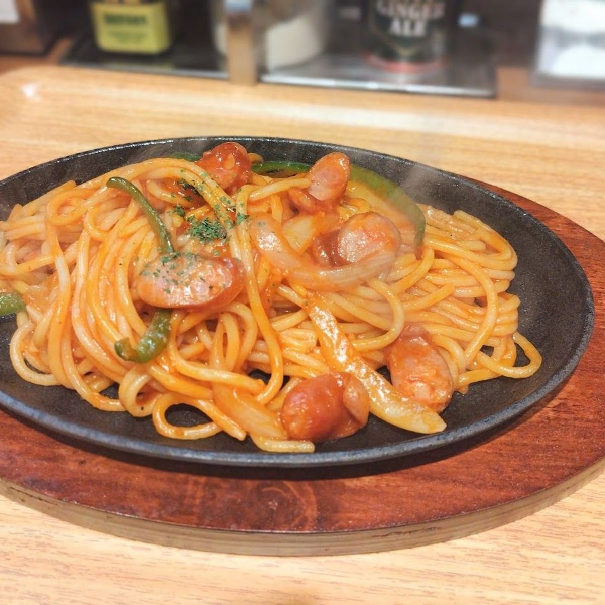 スパキンで熱々ナポリタン食べてきました😋