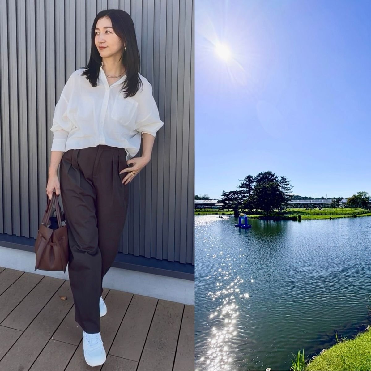 【GUコーデで軽やかに】お天気に誘われて、軽井沢へ。思い立って日帰りショートトリップ 