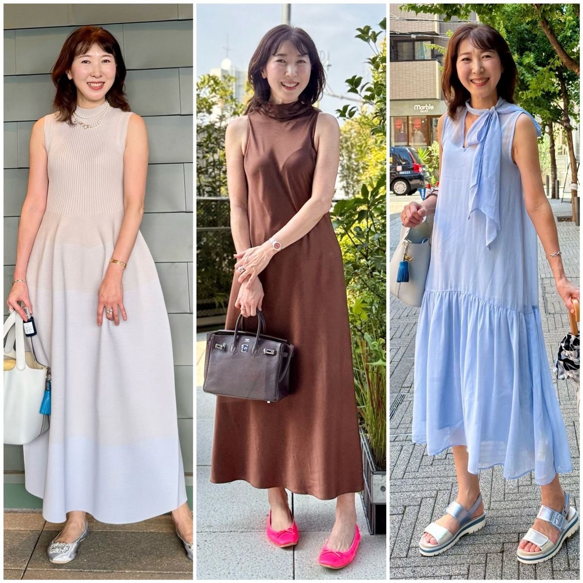 ８月！ 夏はやっぱりワンピース♡ 最近のワンピースコーデ 3スタイル