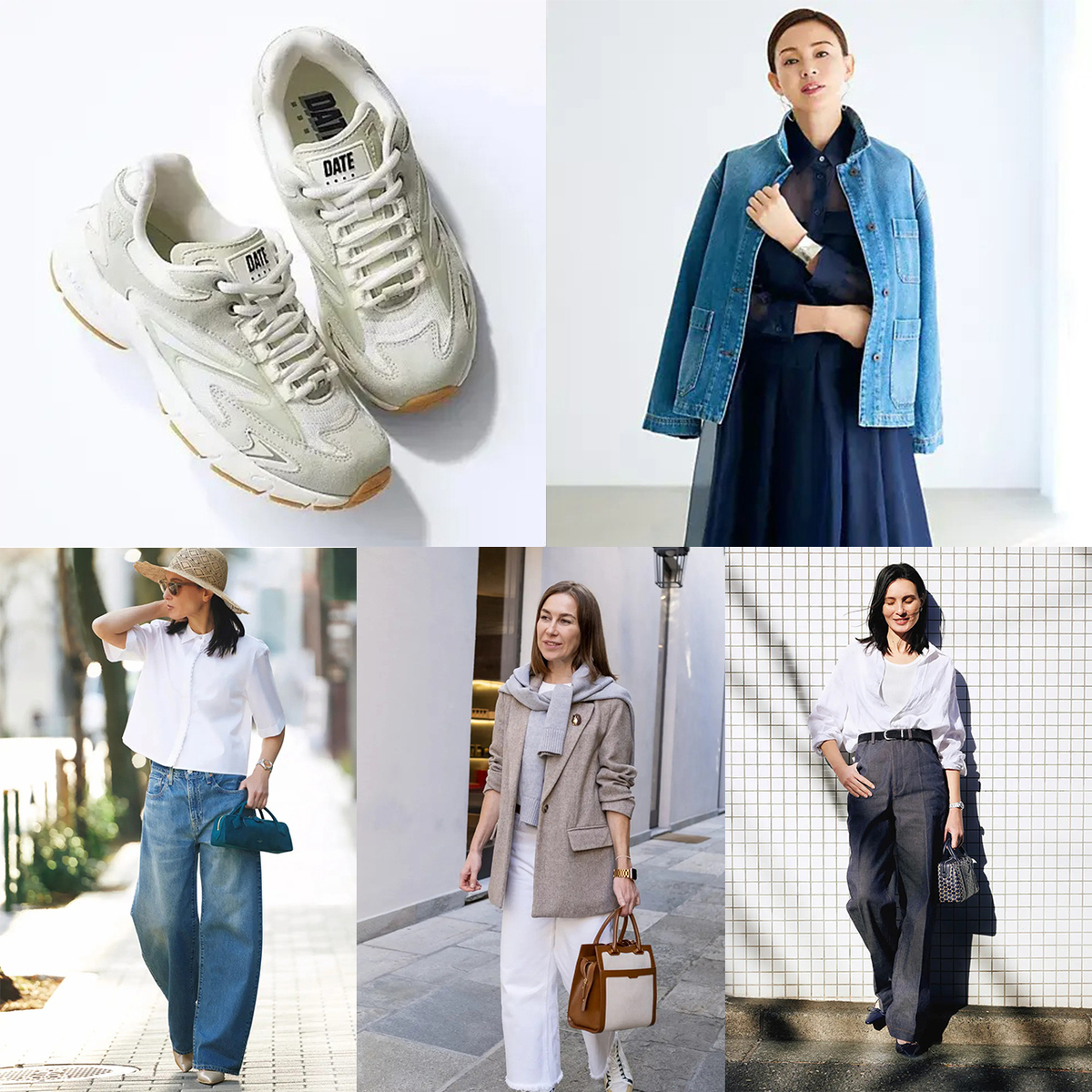 幅広いスタイルに対応！この春は「大人のスニーカー」で軽快に！【ファッション人気ランキングTOP10】