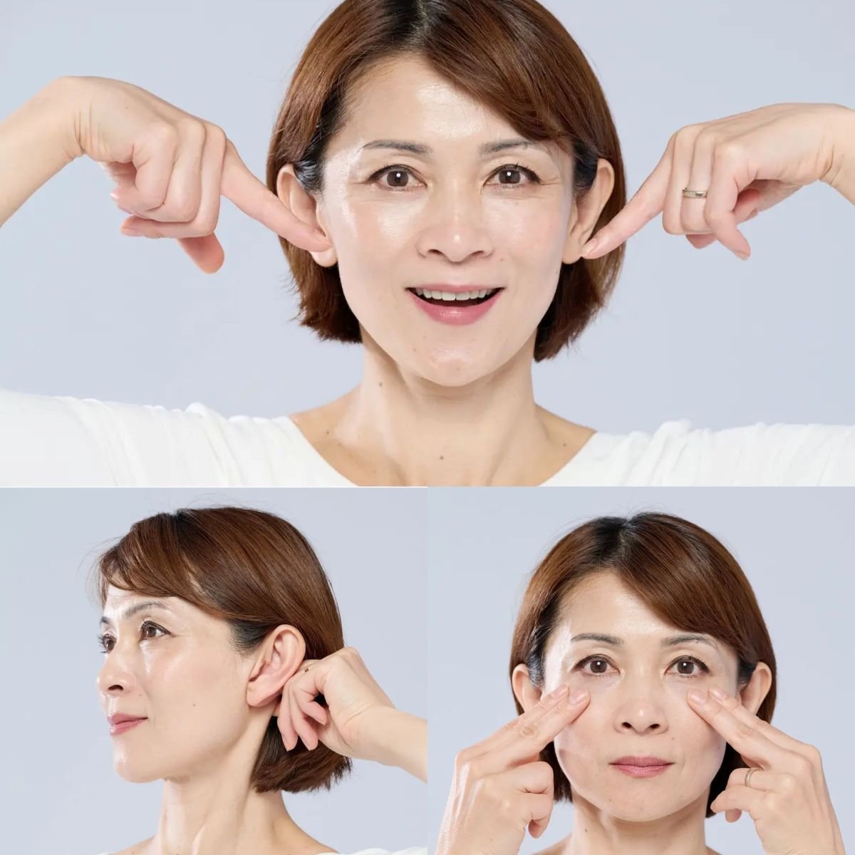 40代・50代の老け見え「マリオネットライン・目の下のたるみ・おでこのシワ」をすっきり整える顔ヨガ【動画付き】