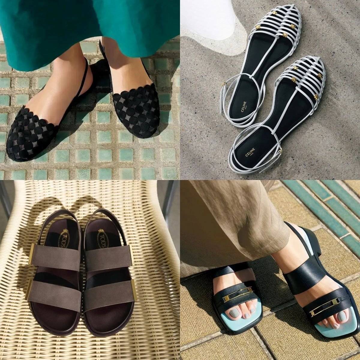 歩きやすいのに上品！50代の夏に似合う「大人のフラットサンダル」7選