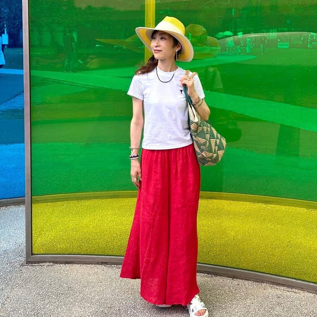 【金沢への夏旅①】旅の始まりは赤と黄色のサマースタイルで！