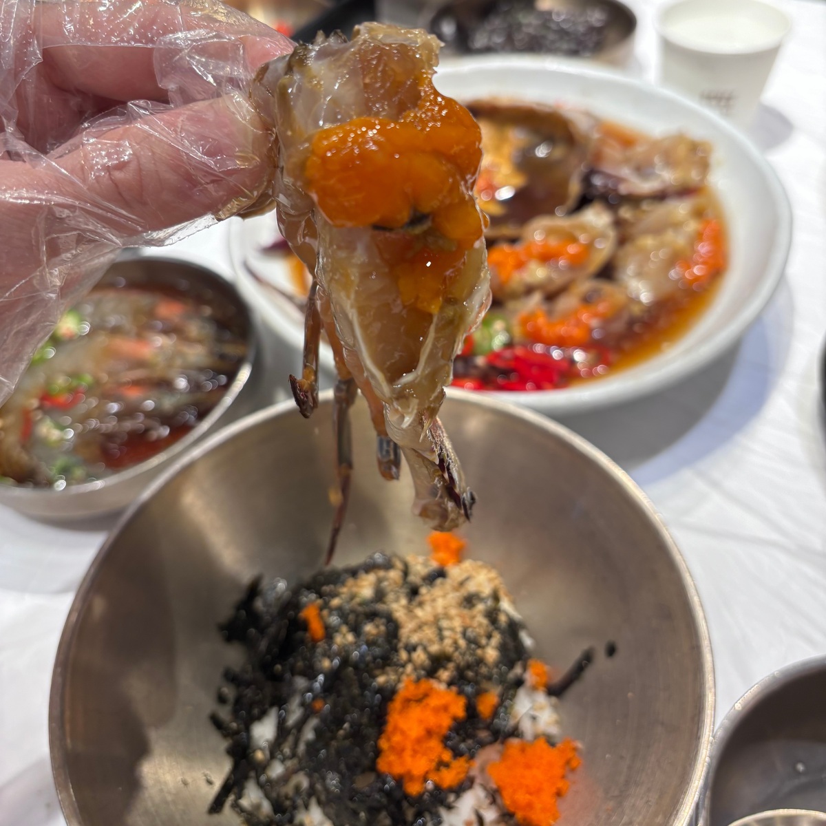 【韓国旅行】 人気の名店で カンジャンケジャン を満喫！！@明洞