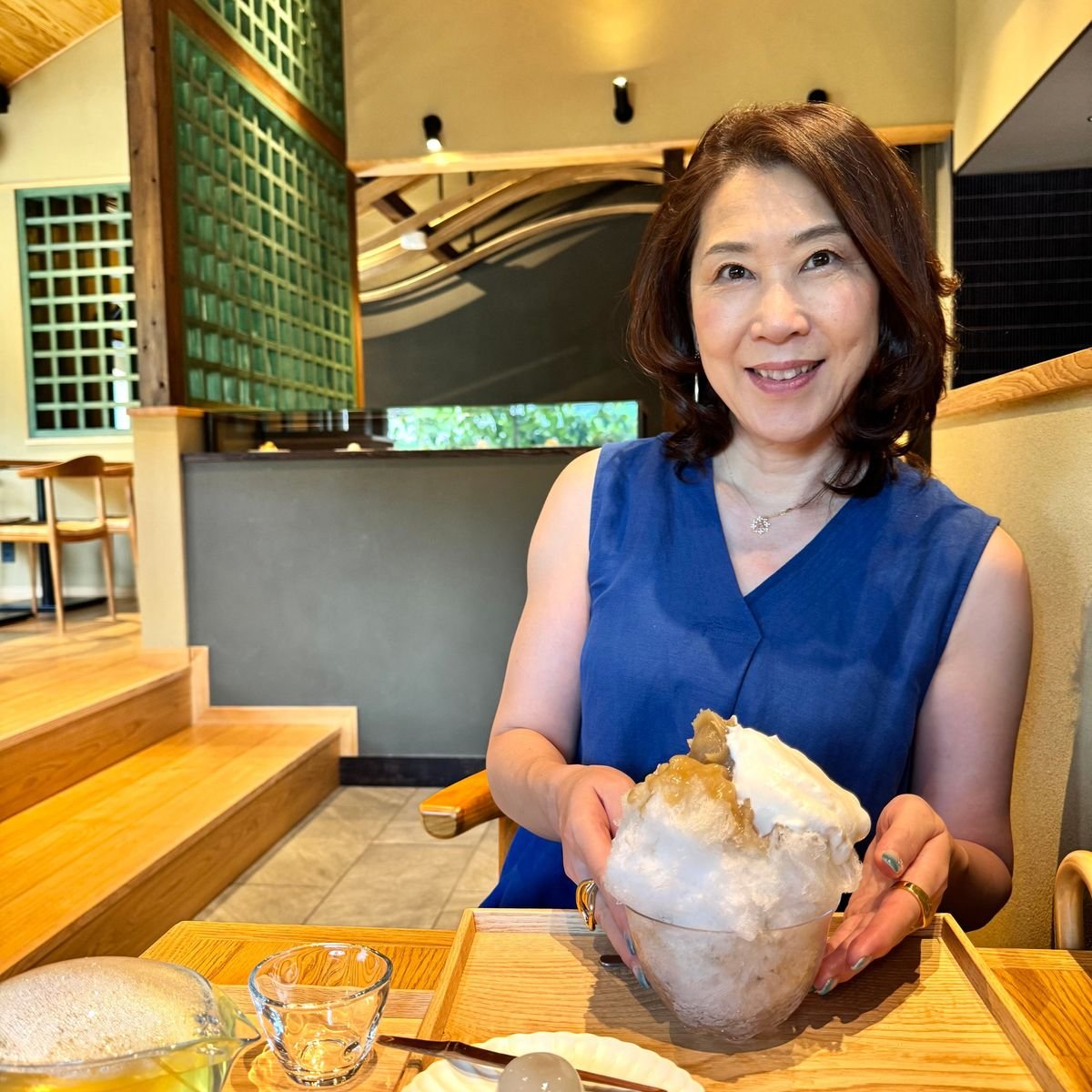 【小布施】お目当ての栗あんたっぷりかき氷で至福時間