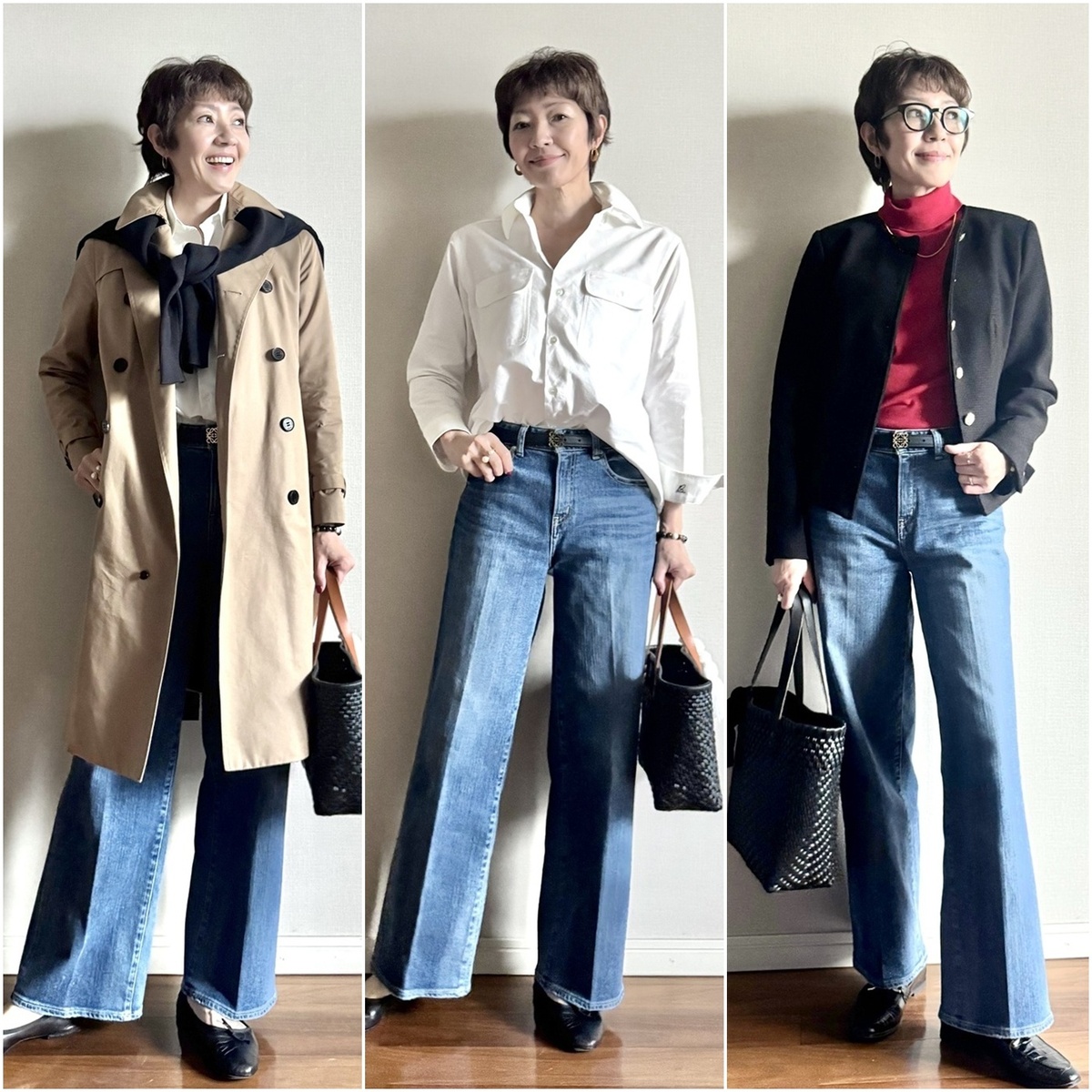 RED CARD TOKYO×éclat【村山佳世子さん別注】35th Anniversary Wide コラボデニム ～ Vol.1 試着＆スタイリング提案編～