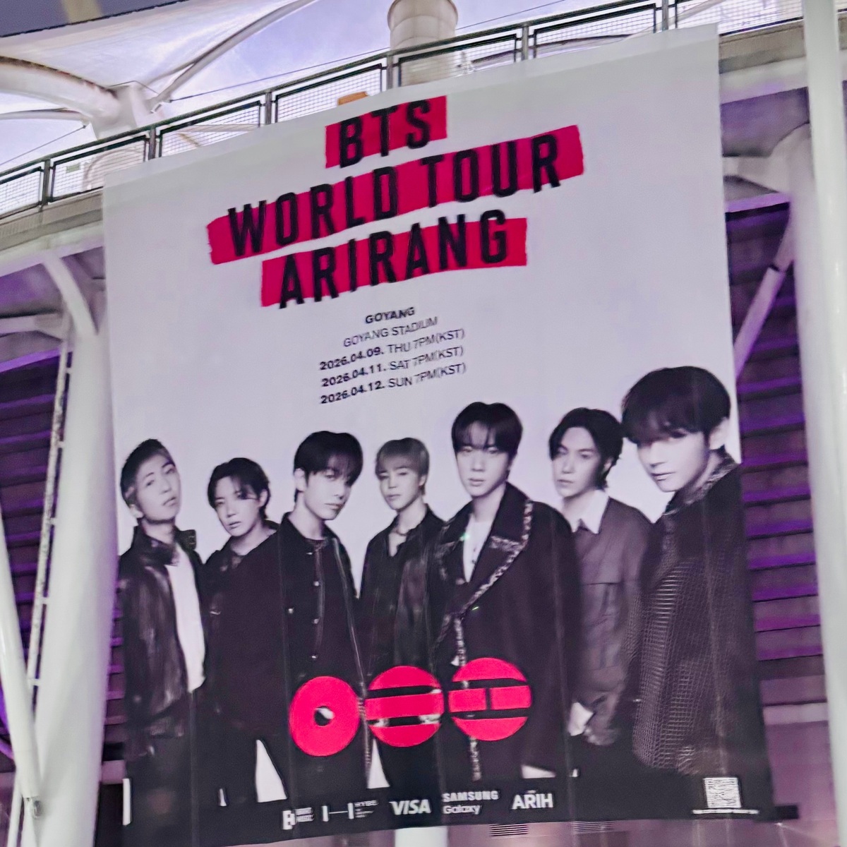 Welcome back, BTS !! WORLD TOUR 'ARIRANG' @ GOYANG 参戦🔥