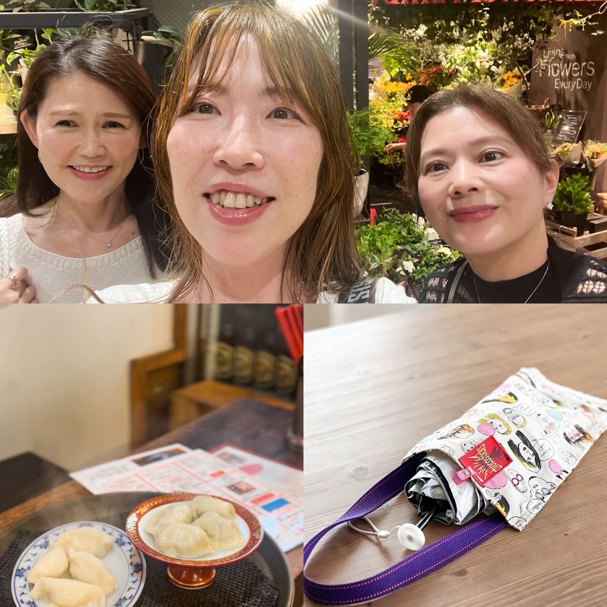 【中目黒】ハンドメイド雑貨店巡りと小籠包の名店 東京台湾🇹🇼で女子会✨✨クラフトしたトートバッグと日傘バックもご紹介⭐︎