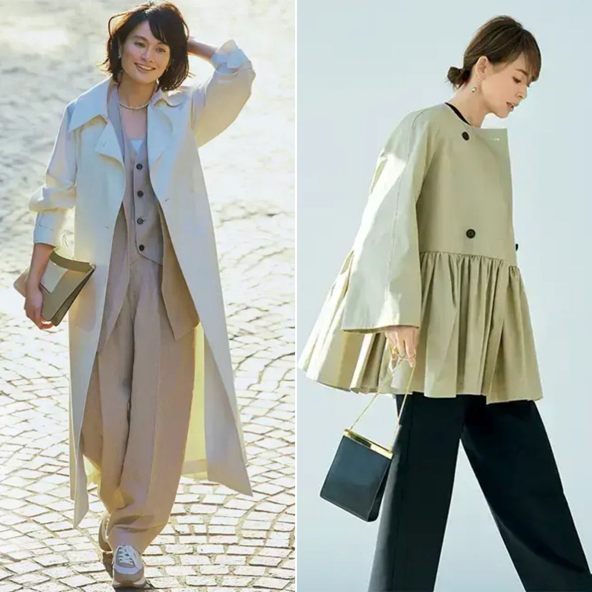 50代、似合うのはどれ？ロング・ミドル・ショート丈で選ぶ春コート