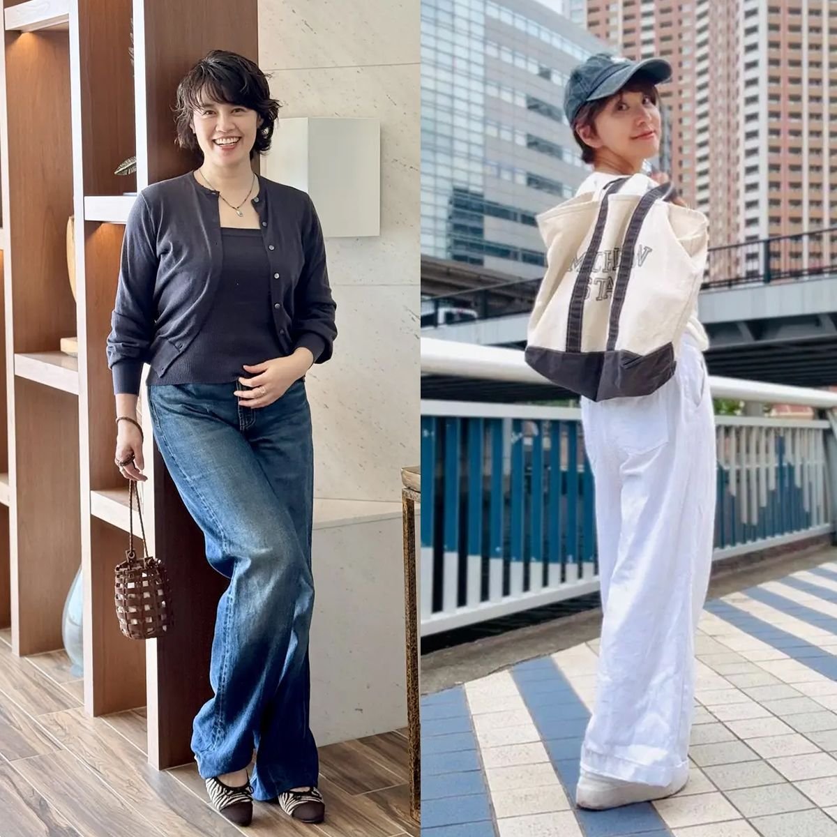 【40代・50代ZARAデニムコーデ5選】夏も頼れる定番アイテム！リラックス感のある大人のデニムスタイル