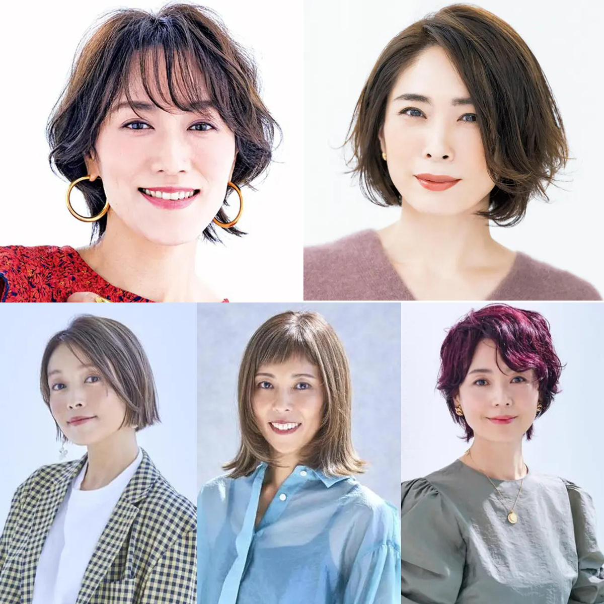 垢抜けたい人必見！今っぽくて洒落感たっぷりなボブヘア【50代髪型人気ランキングTOP10】