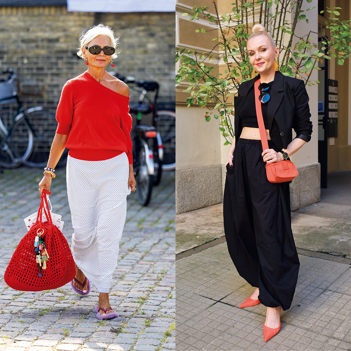 【海外ファッションSNAP】洗練配色は海外マダムに学ぶ！ 色使い上手はおしゃれ上手