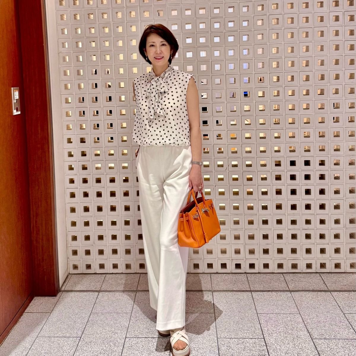 東京ミッドタウンで贅沢トリュフランチ！「ZARA」ブラウスが主役の高見え夏コーデ