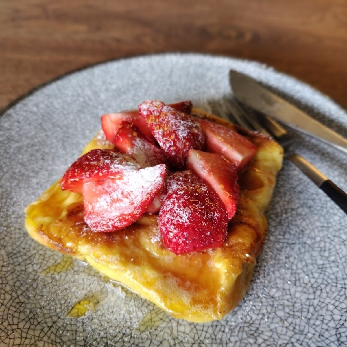 プチプラ春ニットとイチゴ🍓