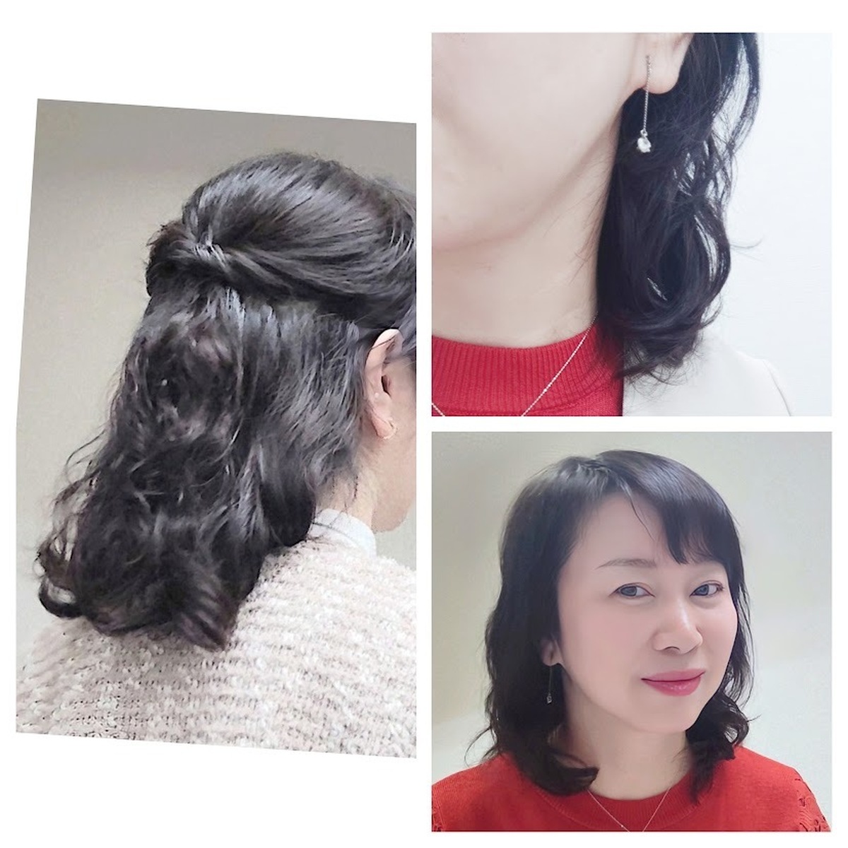 新しい季節にアラフィフ・コテ巻き風パーマ