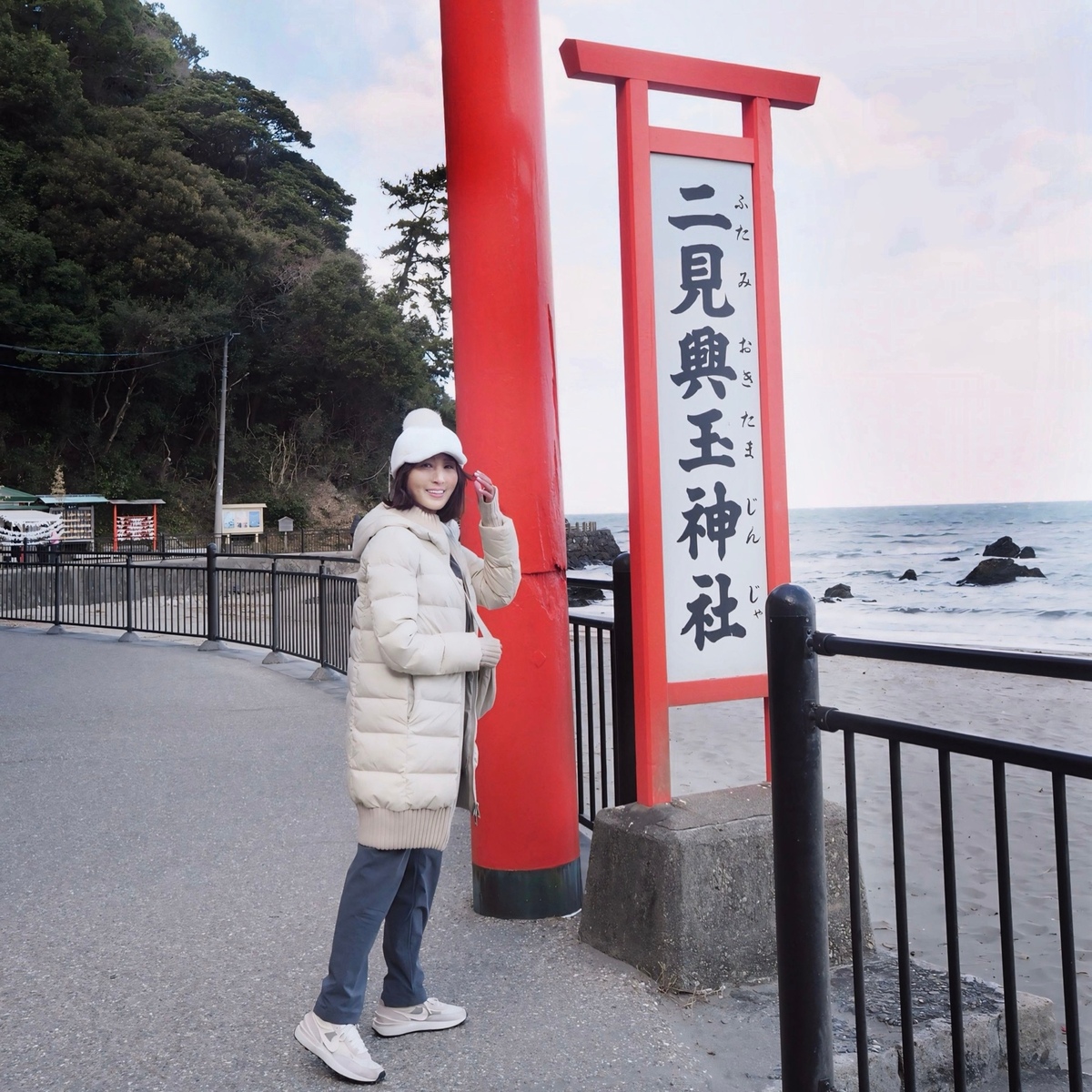 【HERNO×UNIQLO】大人の防寒コーデで巡る、二見興玉神社と伊勢神宮（動画あり）