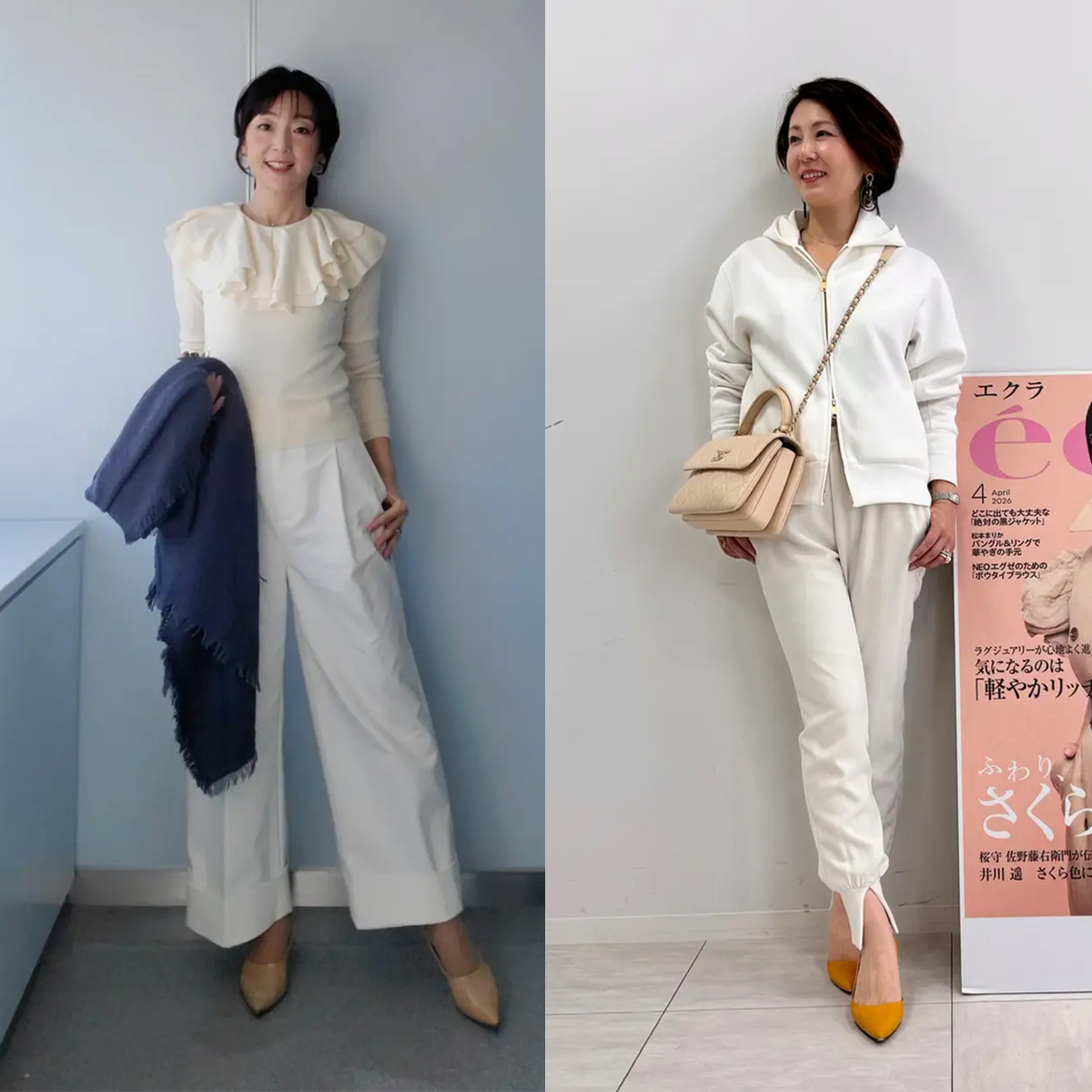 好感度が上がる！40代・50代におすすめの白コーデ5選