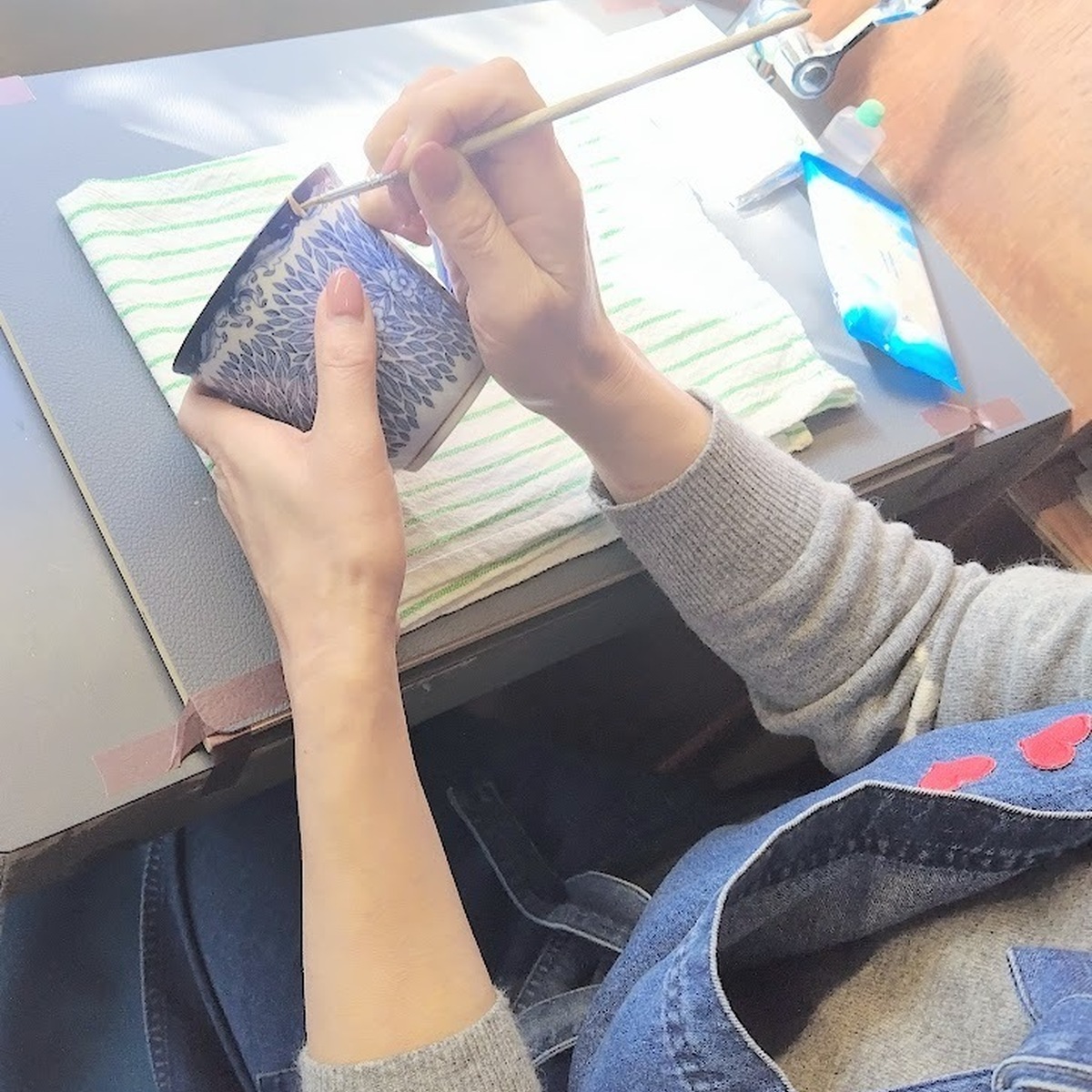 金継ぎのワークショップへ