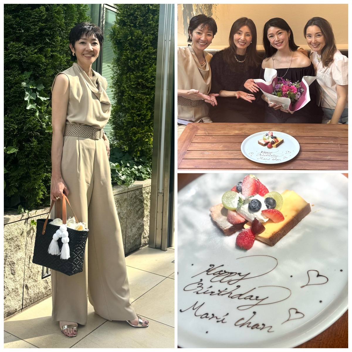 【ZARA】優美なジャンプスーツを纏って華組・麻里ちゃんのお祝いランチへ