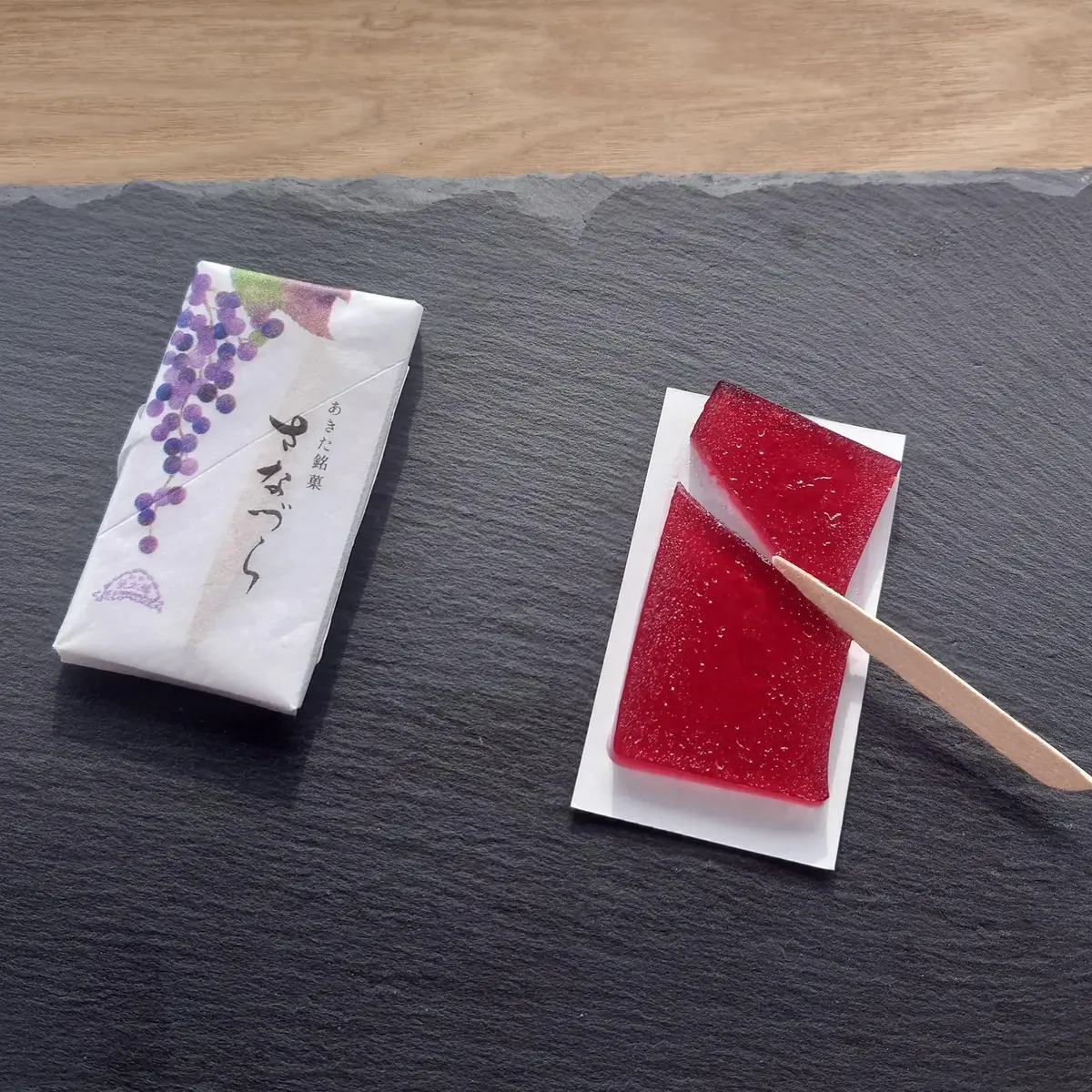 寒天の和菓子は宝石のような透き通るきらめき✨️