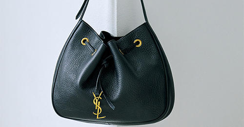サンローランショルダーバッグ 大容量♪】YSL サンローラン レザー ショルダーバック (Saint Laurent