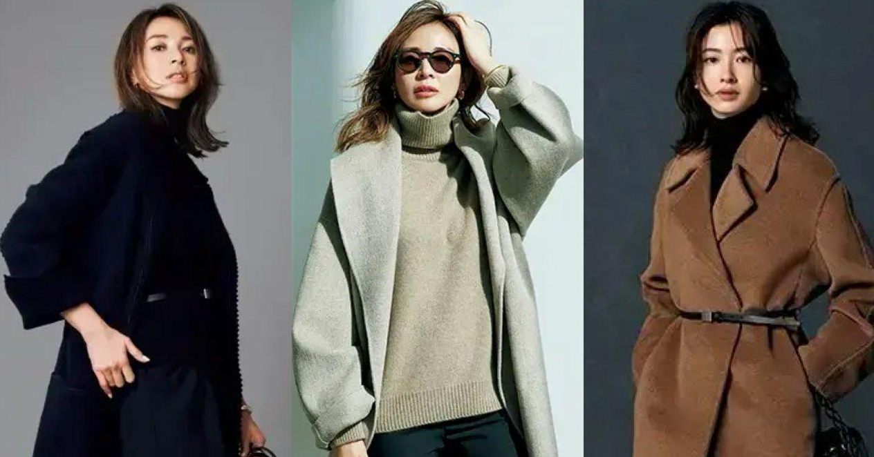 冬の定番「ロングコート」は何色を選ぶ？黒、ベージュ、グレー…50代に 
