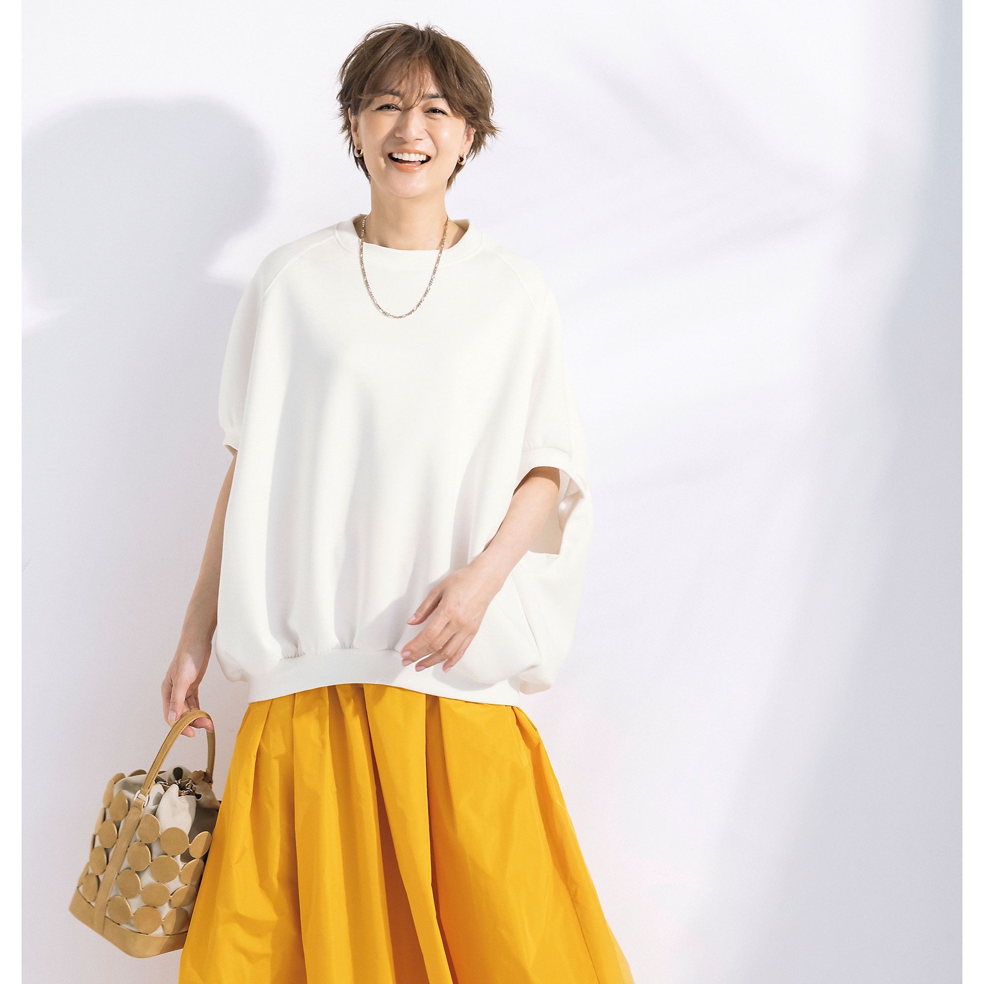 極美品 コグザビックスモーク ゆったり サファリシャツ ロングシャツ コクーン 富岡佳子さんと「コグ ザ ビッグスモーク」がコラボレート！大人に