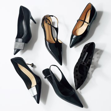 【50代に似合う秋靴】黒のポインテッドトゥおすすめ6選