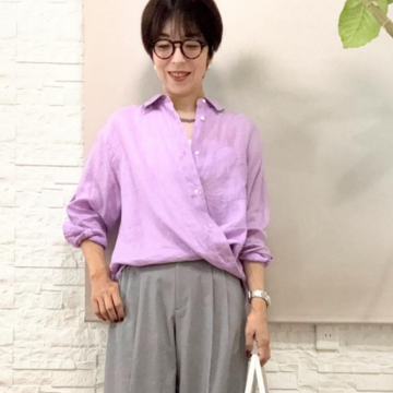 UNIQLO感動パンツとリネンシャツでプチプラファッション