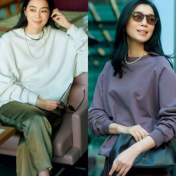 【50代の万能トップス】気負わない「大人スウェット」はこんなに品よく着こなせる！