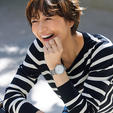 腕時計を新調して装いも気分も華やかに！「IWC」のしなやかメッシュブレスレット