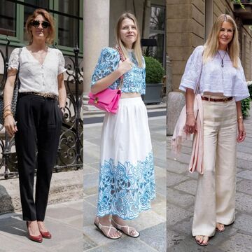 パリやミラノの女性たちは「レース」を着こなす達人！ほんのり甘く上品に着こなしている