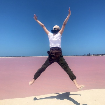 思い出の地☆メキシコのピンクレイク