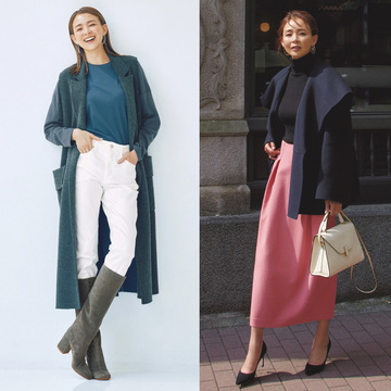 トレンドのロングブーツ×ジレコーデから大人の品格漂うピンクのタイトスカートコーデまで【50代の1週間コーデ】 