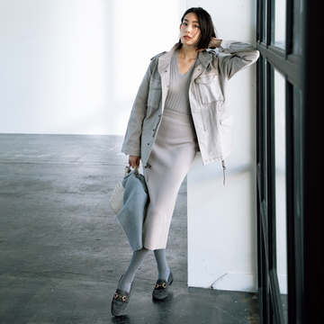 グレーとベージュの2色が出会ったら…大人のグレージュコーデ2【森慶子のグレー・ベージュスタイル】