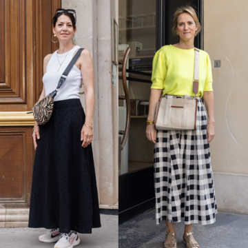 50代、夏のロングスカートはシックに着こなしたい！【パリ・ミラノマダムのおしゃれSNAP 2025夏vol.4】