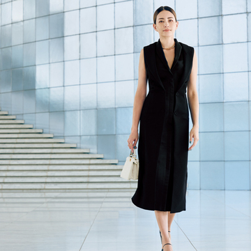 【大人のドレスアップワンピース】フェンディのワンピースでモダンな華やかさを