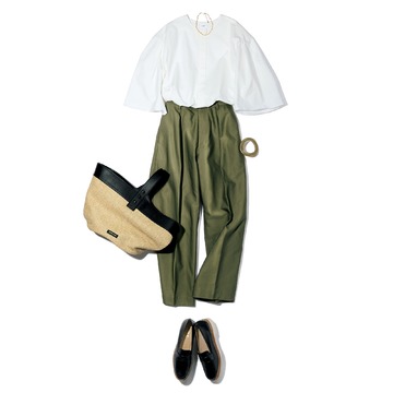 170cmエディター・坪田あさみさんの推しアイテム「坪田あさみ × LOEFF」の別注パンツで"丈が足りない"を解決！