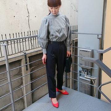 GUのマシュマロパンプスをポイントに