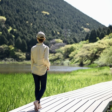 新緑の箱根でマイナスイオンチャージ