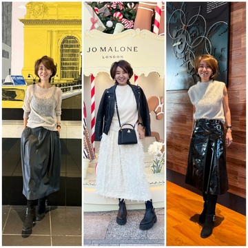 素材で楽しむ♪白黒モノトーンコーデ3 stylings