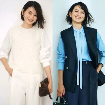 ”ジレやベスト”を合わせるだけで、おしゃれな人に見える！50代の秋コーデ