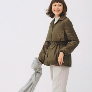 美シルエットを描くパフィーコートで休日のカジュアルコーデを都会的にブラッシュアップ！気温10℃｜2/8(日)【40代・50代の毎日コーデ】