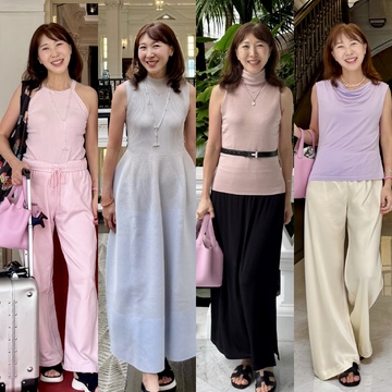 憧れの『ラッフルズ ホテル』 滞在中コーディネート