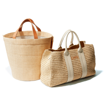 この夏ほしいのは天然素材のビッグなかごバッグ【真夏の“買い足し”小物】