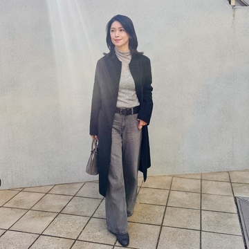 UNIQLOデニム🩶グレーワントーンコーデ