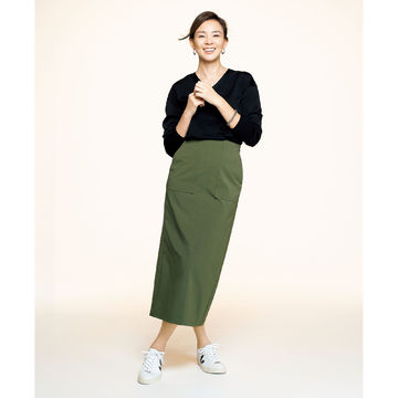 大人の日常にちょうどいい「E by éclat」撥水Iラインスカート