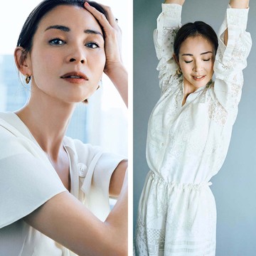 【モデル SHIHOが着こなす程よいコンサバスタイル7選】ラグジュアリーとリラクシーが両立。華やかな着こなしをお手本にして