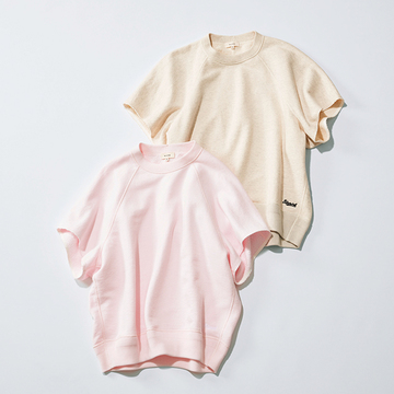 スタイリスト・徳原文子さんが選んだ、きれい色の「半袖スウェット」で大人のおしゃれを！