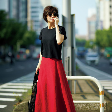 夏の必須アイテム、大人のTシャツコーディネートphoto gallery